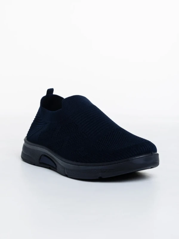 Eliseo kék, férfi sport cipő, textil anyagból