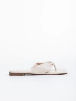 Caela bézs női papucs ökológiai bőrből