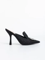 Kalyna fekete női klumpa textil anyagból