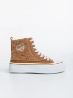 Yustina tevebarna női tornacipő textil anyagból