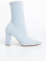 Annelies kék női csizma textil anyagból