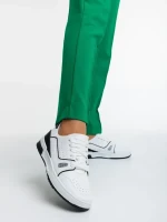 Aloysia fehér női sport cipő ökológiai bőrből