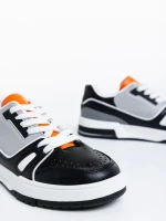 Mariapia fekete női sport cipő ökológiai bőrből