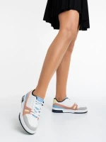 Mariapia fehér és szürke női sport cipő ökológiai bőrből