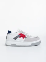 Anuja fehér női sport cipő ökológiai bőrből