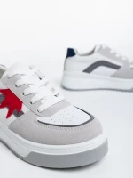 Anuja fehér női sport cipő ökológiai bőrből