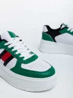 Ayano zöld női sport cipő ökológiai bőrből