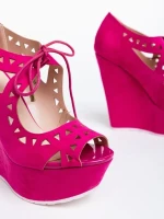 Shyama fukszia, női cipő, textil anyagból