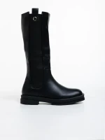 Nerita fekete női csizma ökológiai bőrből