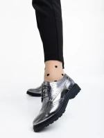 Női alkalmi ezüst Adabelle természetes bőr cipő