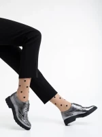 Női alkalmi ezüst Adabelle természetes bőr cipő