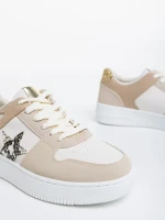 Adamina bézs, női sport cipő,  ökológiai bőrből