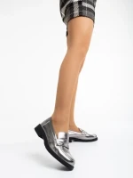 Yadra szürke, női félcipő, ökológiai bőrből