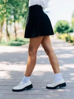 Nanette világos bézs, női félcipő, ökológiai bőrből