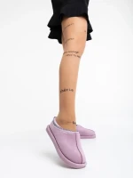 Pranvera lila, női papucs textil anyagból