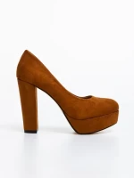 Delmara tevebarna, női cipő, textil anyagból