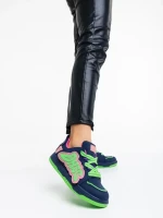 Azurine kék női sport cipő ökológiai bőrből