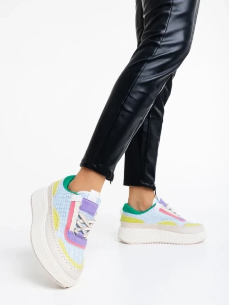 Josalyn kék női sport cipő textil anyagból