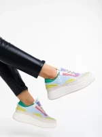 Josalyn kék női sport cipő textil anyagból