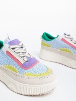 Josalyn kék női sport cipő textil anyagból