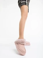 Lyzbeth rózsaszín női papucs textil anyagból