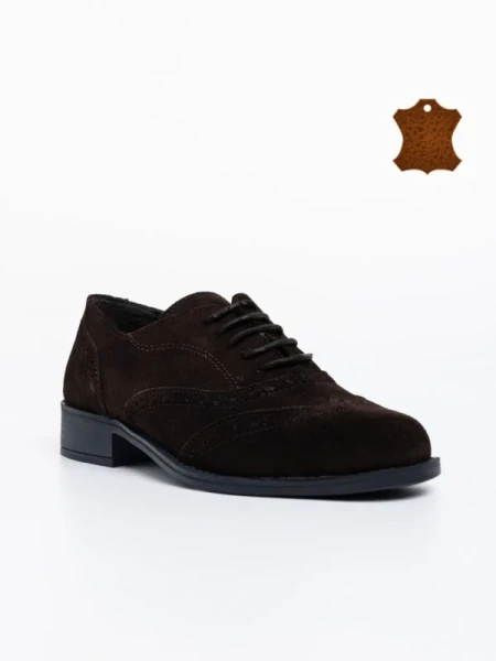 Jasmeen barna női alkalmi cipő természetes forditott bőrből