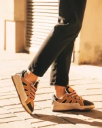 Ardala khaki női sport cipő ökológiai bőrből