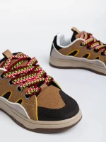 Ardala khaki női sport cipő ökológiai bőrből