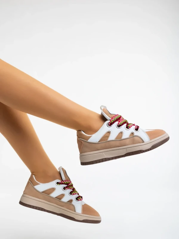 Ardala bézs női sport cipő ökológiai bőrből