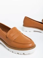 Leana tevebarna női félcipő ökológiai bőrből