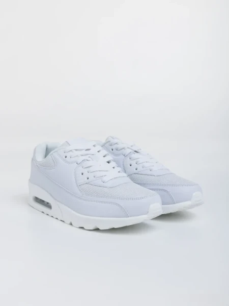 Bram fehér férfi sport cipő ökológiai bőrből