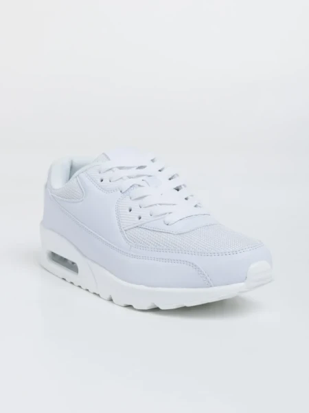 Bram fehér férfi sport cipő ökológiai bőrből