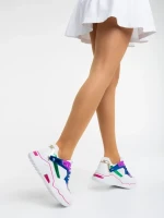 Kamea kék női sport cipő ökológiai bőrből