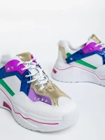 Kamea kék női sport cipő ökológiai bőrből