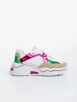 Kamea fukszia női sport cipő ökológiai bőrből