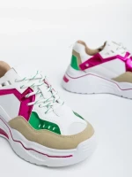 Kamea fukszia női sport cipő ökológiai bőrből