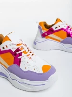 Kamea lila női sport cipő ökológiai bőrből