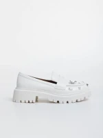 Meridel fehér női félcipő ökológiai bőrből