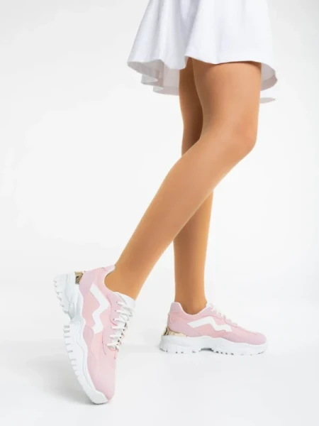 Nimue rózsaszín női sport cipő textil anyagból