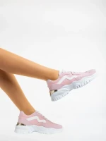 Nimue rózsaszín női sport cipő textil anyagból