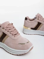 Loraina rózsaszín női sport cipő textil anyagból