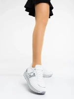 Loraina fehér női sport cipő textil anyagból