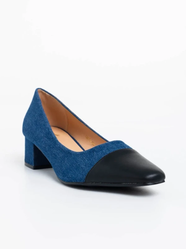 Cettina farmer színű női magassarkú cipő ökológiai bőrből