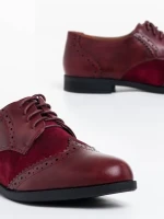 Briar gránátszínű női cipő ökológiai bőrből