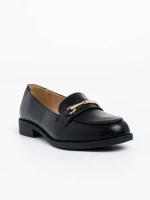 Nicia fekete női félcipő ökológiai bőrből