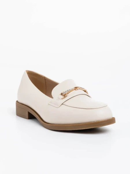 Nicia bézs női félcipő ökológiai bőrből