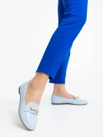 Hallam kék női félcipő ökológiai bőrből