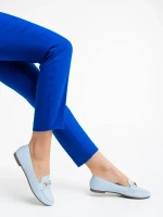 Hallam kék női félcipő ökológiai bőrből