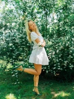 Nadetta zöld női balerina textil anyagból