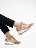 Tyrina tevebarna női sport cipő ökológiai bőrből